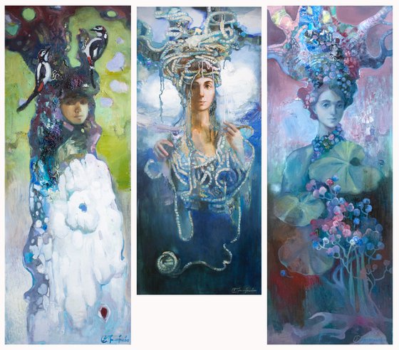 States of the Soul. Triptych