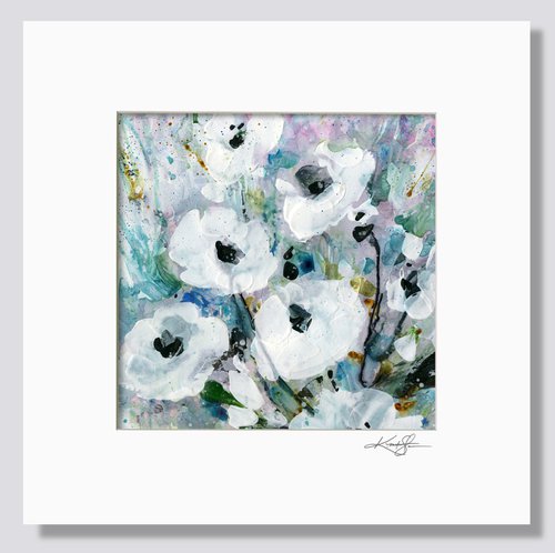 Blooming Wishes 1 - Flower Painting by Kathy Morton Stanion by Kathy Morton Stanion