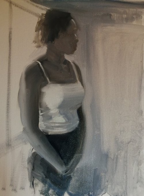Standing figure by Rosemary Burn