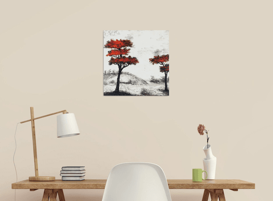 Gray landscape