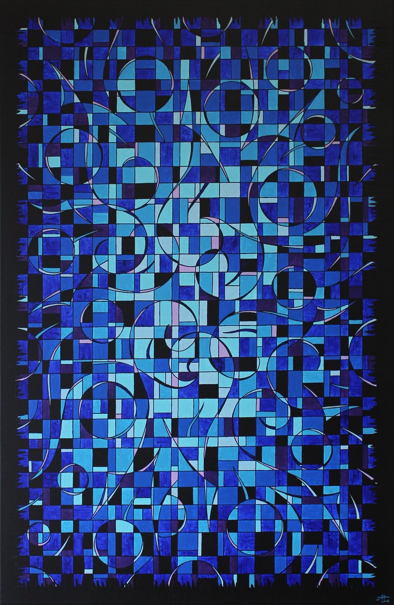 Abyssal Blue Fragmentation By Jonathan Pradillon, 26 X 39, Artwork For Sale On Artfinder