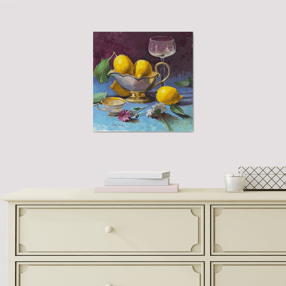 Lemon with Still Life