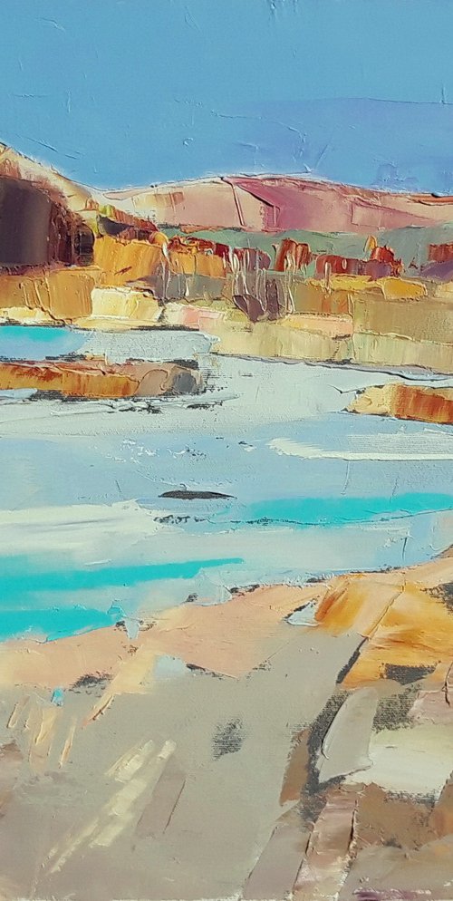 Autumn lake by Lesya Ros