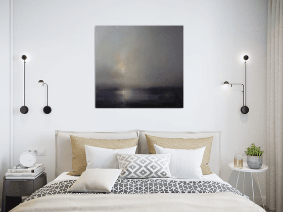 " Misty Sunrise "....Special Price W 80 x H 75 cm