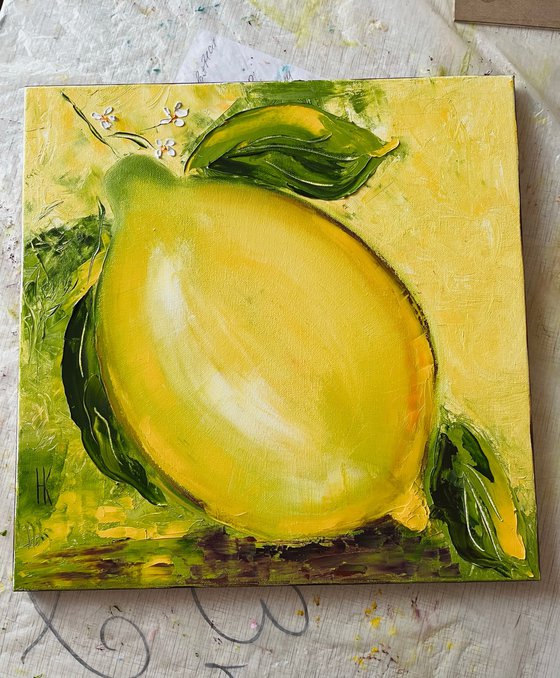 Lemon Oil Painting