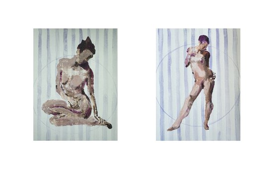 Set of 2 Female Figure