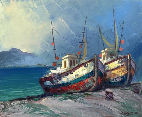 Harbor's Repose by Kamo Atoyan