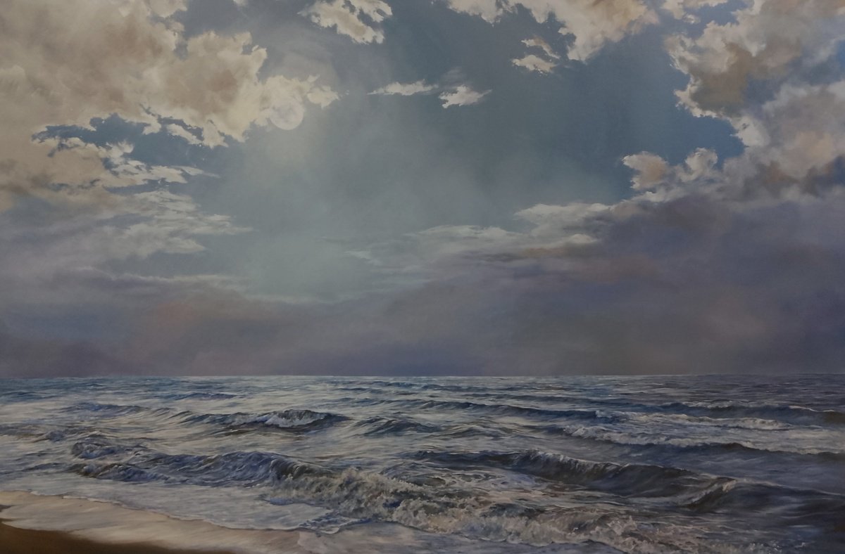 Photorealistic Oil Painting , Moonlight Serenade By Peter Goodhall, 54 X 36, Artwork For Sale On Artfinder