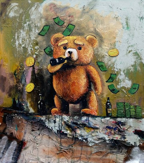 Rich Teddy by Merujan Alikhanyan