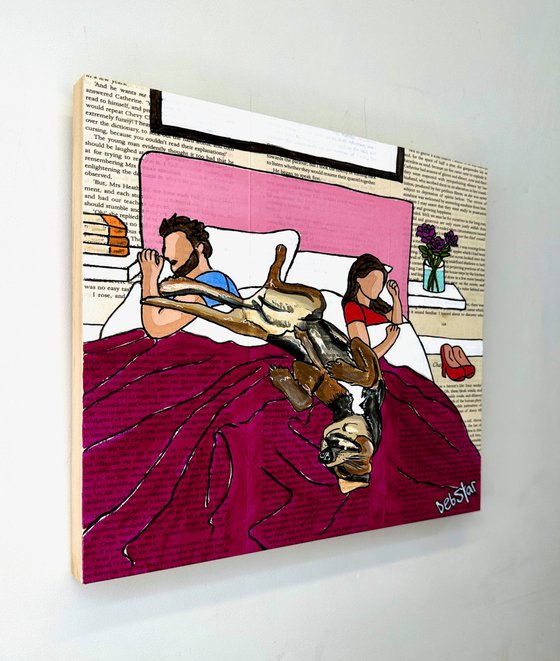 Dog Days Bedtime 2 30cm x 30cm