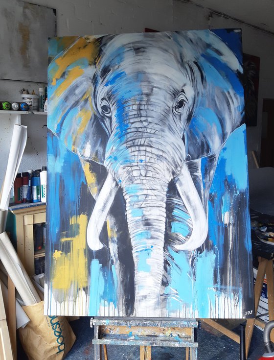 ELEPHANT #13 - Work Series 'One of the big five'