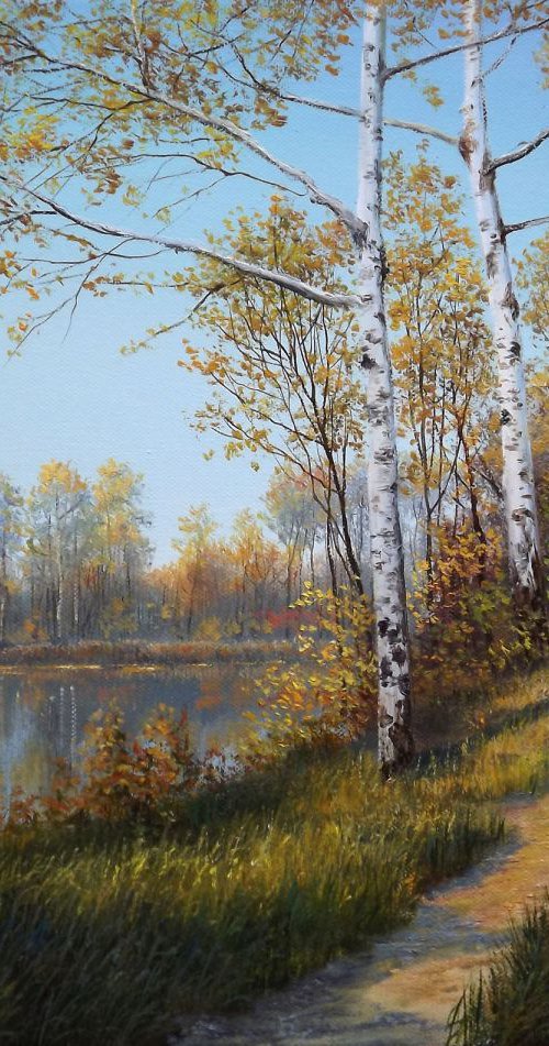 Silver Birches by Oleg Riabchuk