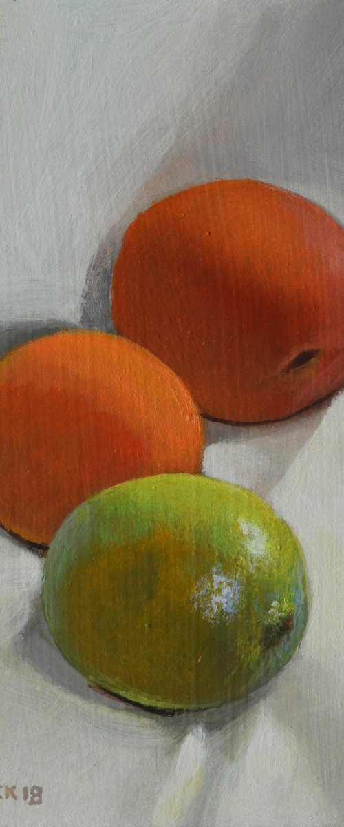 Lime & Apricots by Peter Orrock