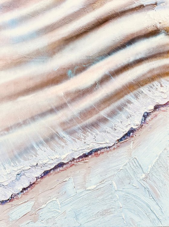 Blush - Original Textured Artwork 90x120cm