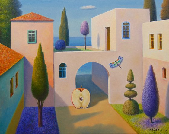 Afternoon with a lonely cloud