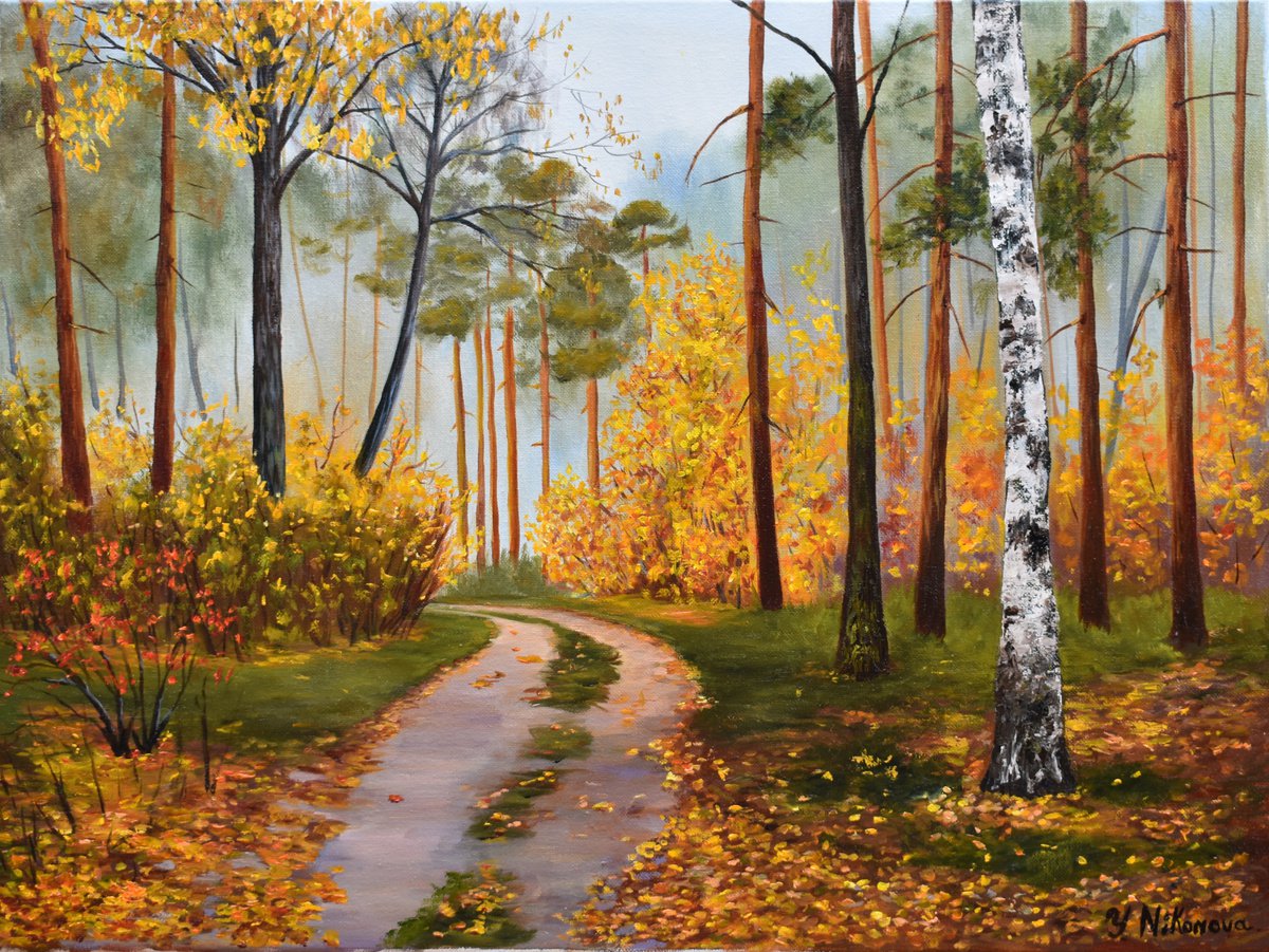 Autumn Road by Yulia Nikonova