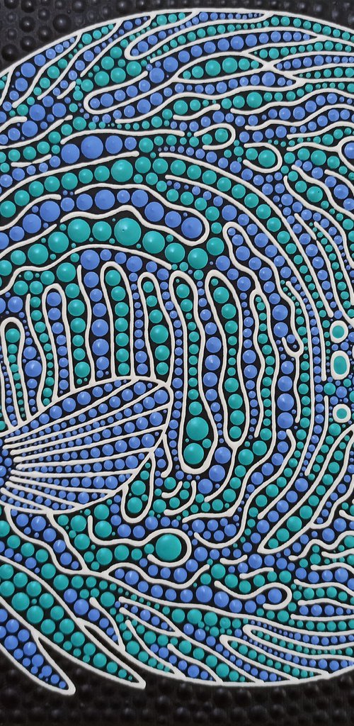 Blue Fish by Oxana Lazari