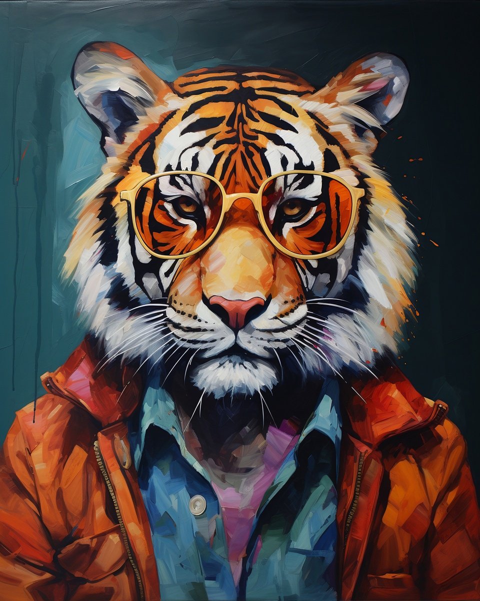 Tiger Threads & Tendencies by Eugenia Retana