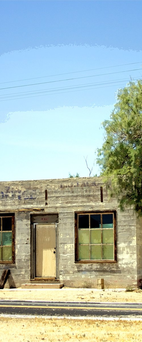 THE GHOST OF POST OFFICES PAST Route 66 Amboy CA by William Dey