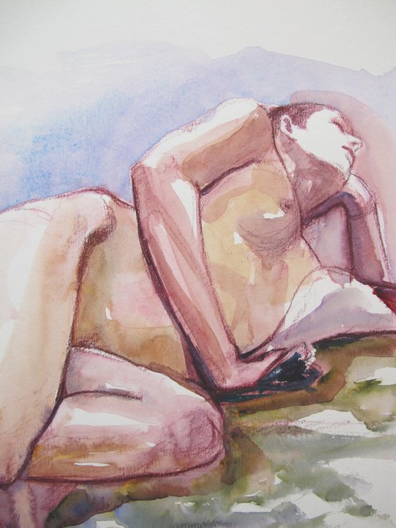 Reclining female nude