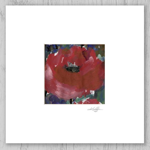 Abstract Floral 2020-37 - Flower Painting by Kathy Morton Stanion by Kathy Morton Stanion