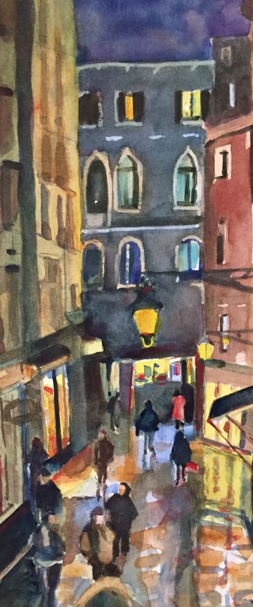 Venice at Night by Bronwen Jones