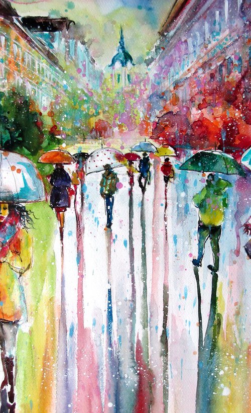 Joyful rainy day II by Kovács Anna Brigitta