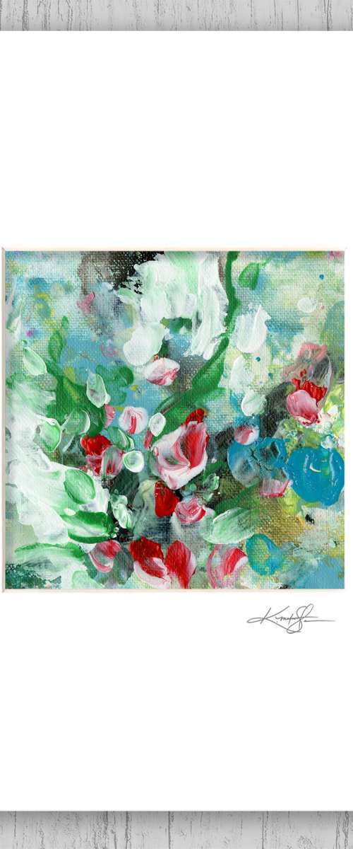 Among The Blooms 31 - Floral Abstract Painting by Kathy Morton Stanion by Kathy Morton Stanion