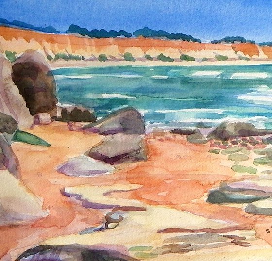 Rocky Beach on the Algarve