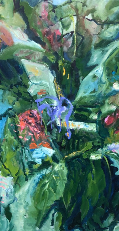 GREEN LEAVES AND RED BERRIES by Maureen Finck