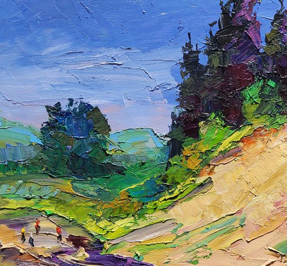 Near a Mountain Stream