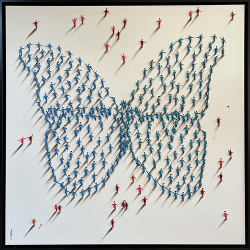 Freedom People ,,Butterfly” Eka Peradze Art by Eka Peradze