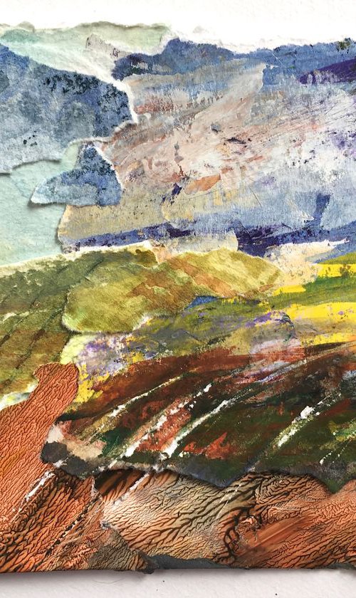 Small landscape collage no 4 by Suzsi Corio