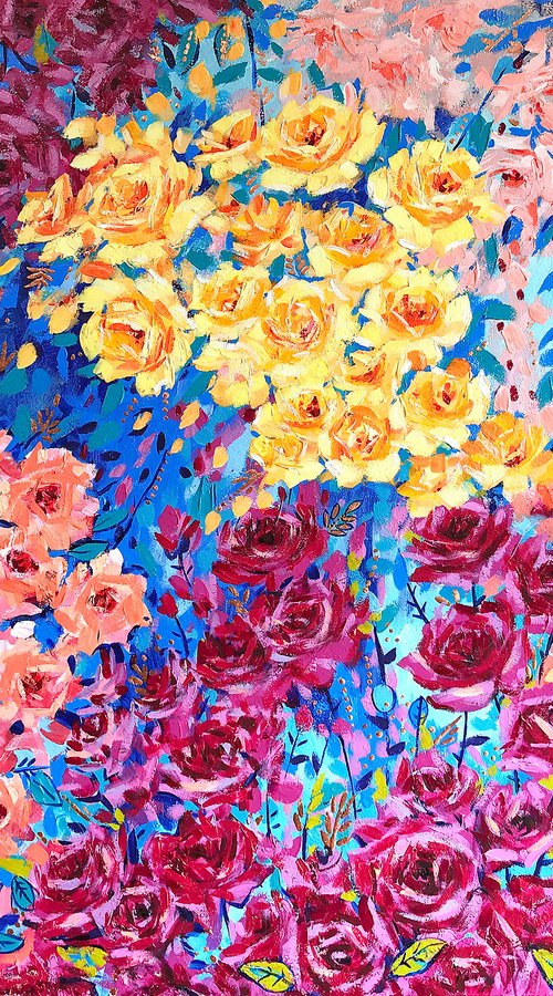 Rose garden by Irina Redine