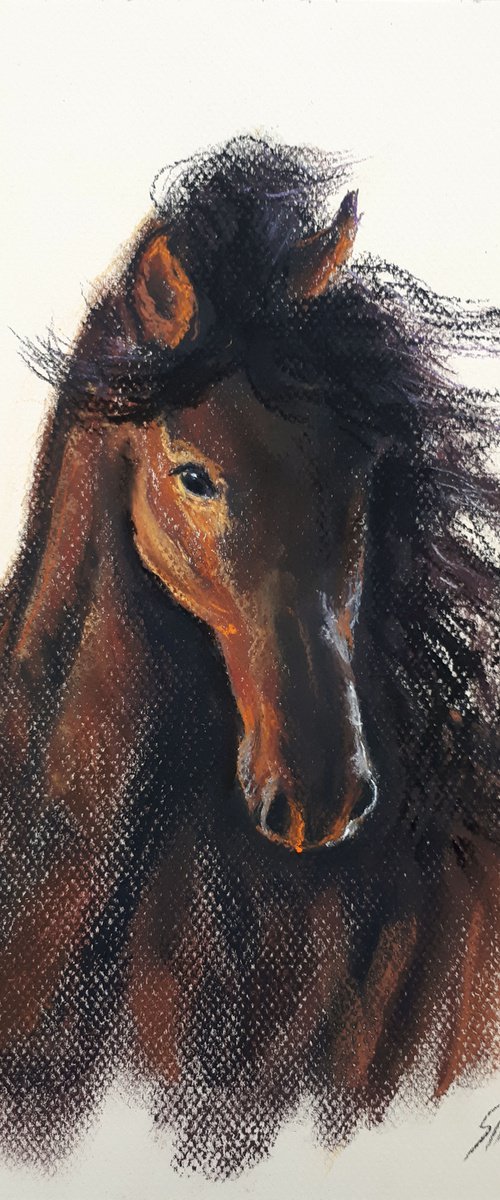 Horse I /  ORIGINAL PAINTING by Salana Art Gallery