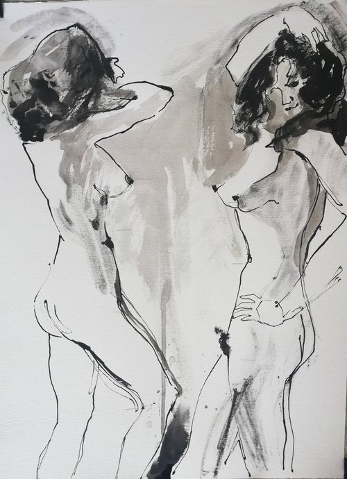 Two Nudes by Jelena Djokic