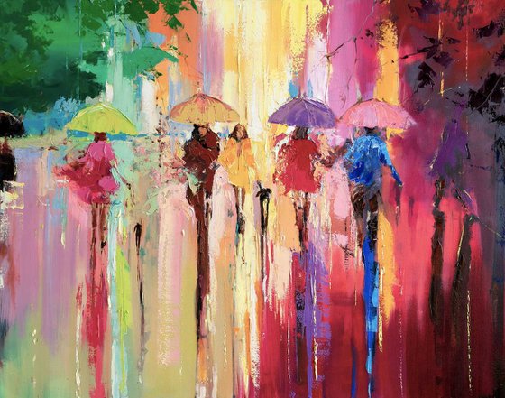 'RAINBOW SHOWER IN HYDE PARK'