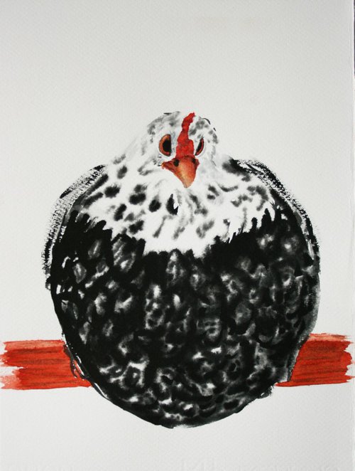 Nob Bird 2 / Original Painting by Salana Art Gallery