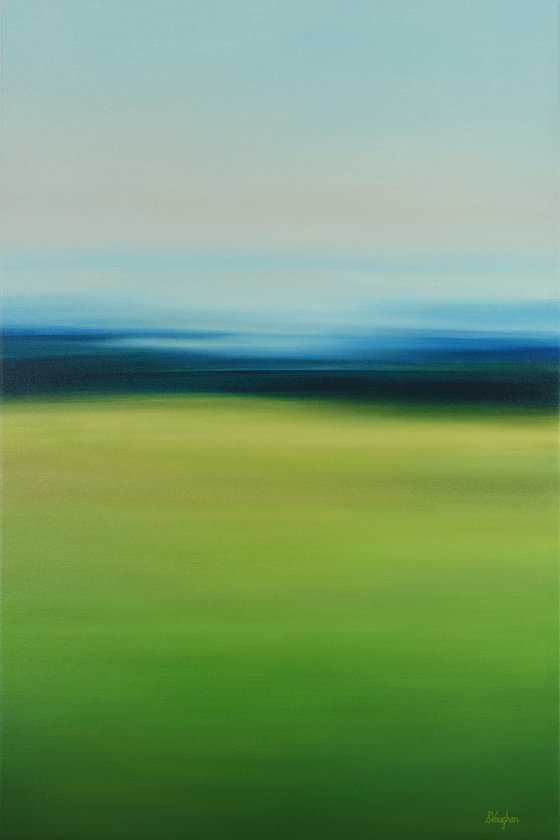 Spring Field - Colorful Abstract Landscape