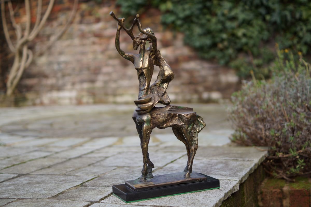 Expressive Bronze Sculpture , Music By Ivan Minekov, 10 X 17, Artwork For Sale On Artfinder