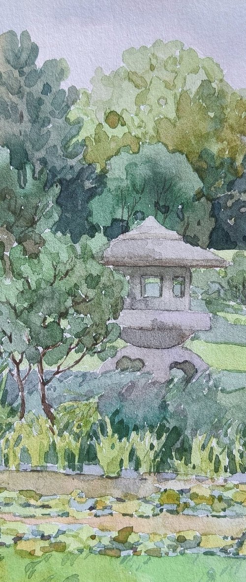 Japanese Garden by Olga Goryunova