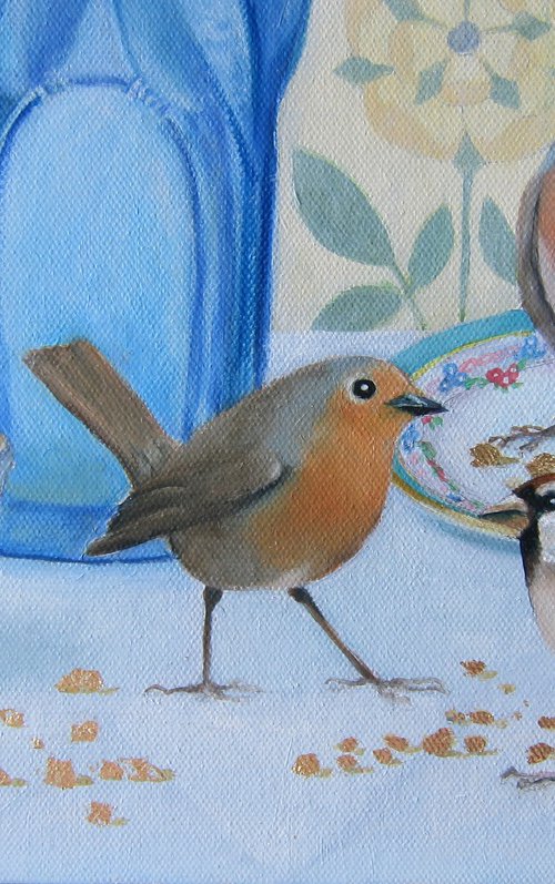 Birds and Gold Crumbs by Sophie Colmer-Stocker