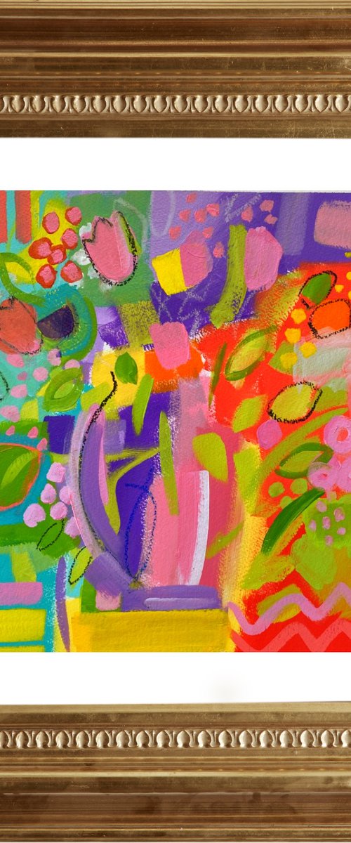 Abstract Floral III by Jan Rippingham