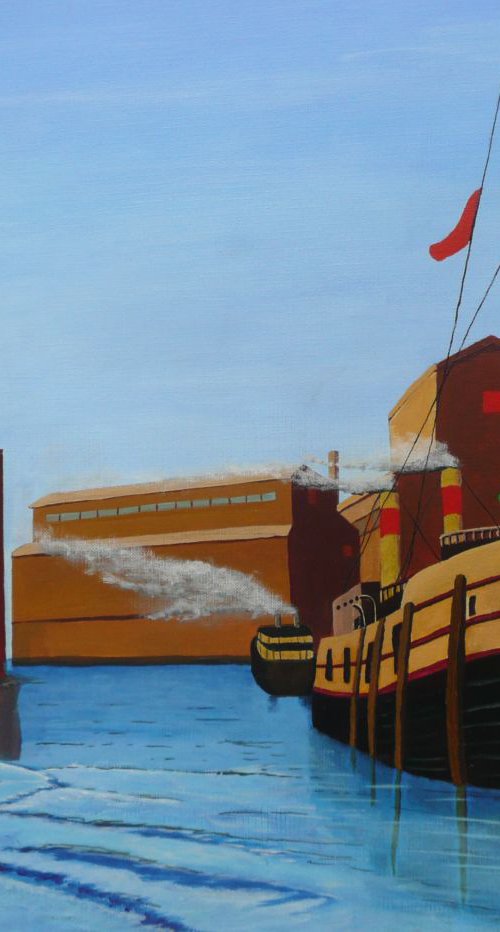 The Port of Chicago by Dunphy Fine Art