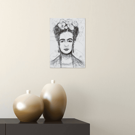 Frida Kahlo II /  ORIGINAL PAINTING