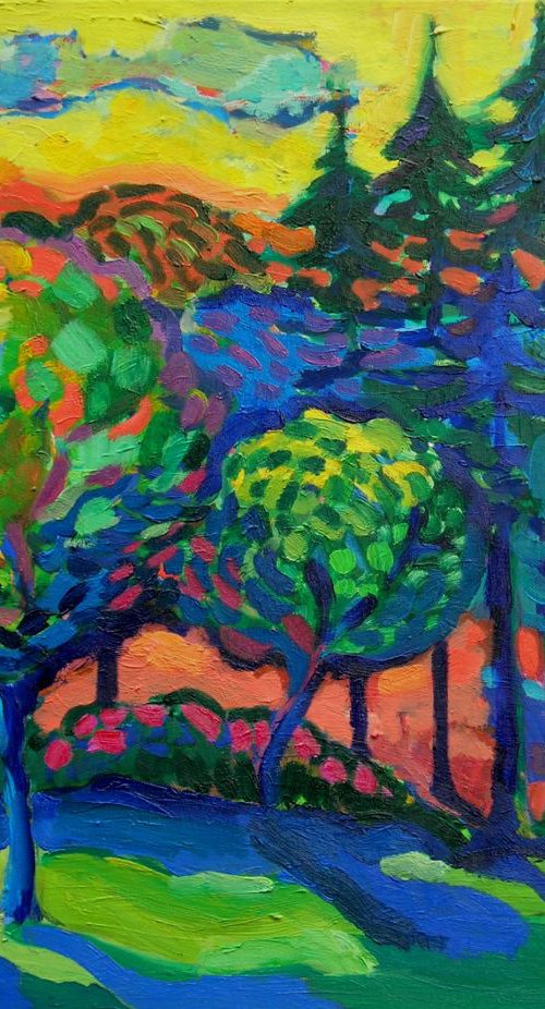 Heat wave in Roath Park by Maja Grecic