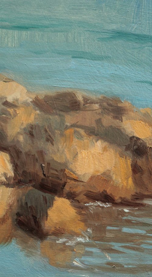 Rocks in evening light by Daniel Thoms