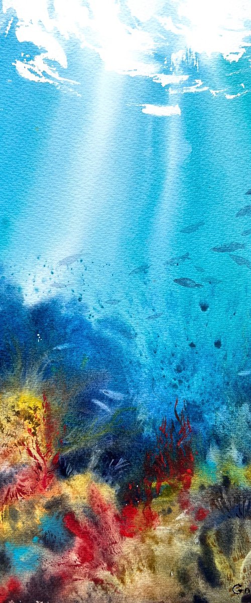 Undersea world #5 by Eugenia Gorbacheva