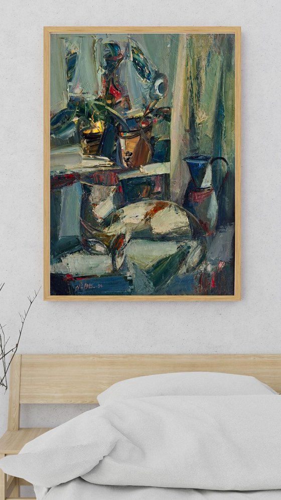 Still Life With a Cat