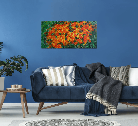 Late Roses in Autumn /  ORIGINAL PAINTING